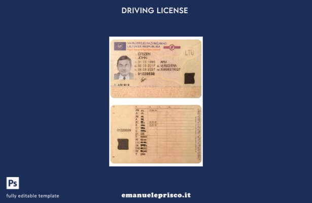 verified style modello dl lituano stile verificato template